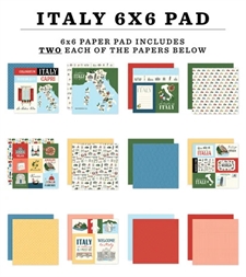 Carta Bella Paper Pad 6x6" - Italy